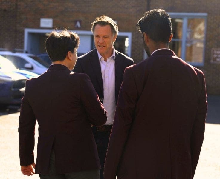 Premier meeting our school leaders