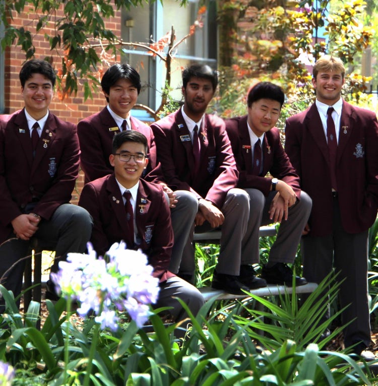 Senior SRC students together